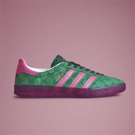 gucci gazelle sneakers green|adidas x Gucci logo.